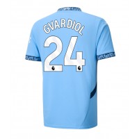 Pánský Fotbalový dres Manchester City Josko Gvardiol #24 2024-25 Domácí Krátký Rukáv